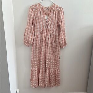 Women's Pink Plaid Dress